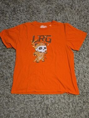 LRG Orange Skull Graphic Short Sleeve T-Shirt